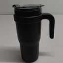 REDUCE 24 oz Stainless Steel Tumbler with Handle - Dual-Wall Vacuum Insulated Travel Mug, Sweat-Proof Lid & Reusable Straw - Keeps Drinks Cold for 24 Hrs, Fits Cupholders, Dishwasher Safe - Phantom