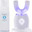 Ultrasonic Toothbrush for Adults Automatic Electric Toothbrush Portable Washable Soft Bristles 30s Automatic Timer Wireless Charging Dual-Use for Travel & Home
