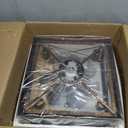Farmhouse Ceiling Fans with Lights Remote Control Rustic Ceiling fans with Lights Caged Fandelier Flush Mount Ceiling Fan with Light Indoor Outdoor for Gazabo Bedroom Dining Room Living Room