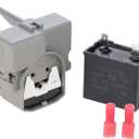 W10197428 W10189190 TSD2 Refrigerator Start Device Compressor Run Capacitor W10662129 Fit for Whirlpool Kenmore Refrigerator Freezer,241527803 241941003 2255198,12vf-AMI PARTS