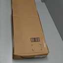 NICETOWN Matte Black Curtain Rods for Windows 28 to 48 Inches Long Heavy Duty Adjustable Curtain Rods, Suitable for Bedroom Kitchen, Includes Trophy-Style Finials, Sold by Single