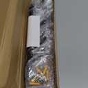 IBosins Wall Mounted Coat Rack, 31-2/5'' Long, Entryway Hanging Rack, Metal Wood Coat Hooks Rack with 8 Black Rustic Tri-Hooks Rail for Coat, Bag, Towel, Key, Hat, Umbrella (Brown)