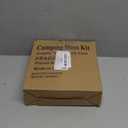 Evanda Camping Mess Kit with Bowl, Plate, Cup, Spoon, Fork, Knife and Carry Bag, Reusable Camping Accessories Essentials Gear Light Weight and Small Space Easy to Carry or Put in Backpack