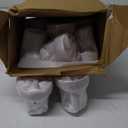 12 Pcs Ribbed Vintage Coupe Glasses 7 oz Martini Glasses Champagne Coupe Classic Cocktail Glassware Reusable Ribbed Glassware for Cocktail Martini European Style (Red)