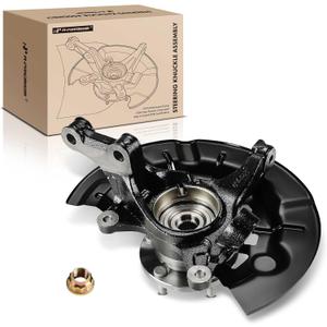 A-Premium Front Right Steering Knuckle & Wheel Bearing Hub Assembly Compatible with Toyota Camry 2012-2017, 2.5L, Sedan, w/5-Lug, Passenger Side