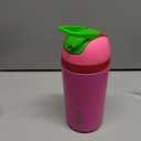 Owala Kids Flip Insulated Stainless-Steel Water Bottle with Straw and Locking Lid, 14-Ounce, Pink/Purple (All the Berries)