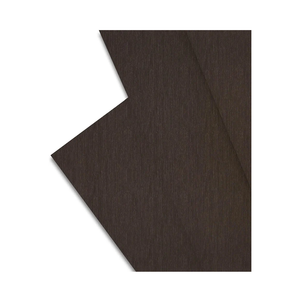 Majestic Giftware PVC Faux Leather Fabric 2 Yard (G13-54X72) | Dark Brown Linear Synthetic Vinyl Faux Leather Sheets by The Yard for DIY Crafts, Upholstery | Waterproof & Easy to Clean