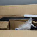 Bestier Cross Legged Office Chair with Wheels, Ergonomic Wide Meditation Chair for Adults up to 300 lbs, 360° Swivel Seat for ADHD, Strong Lumbar Support for Kneeling Meditation Black PU Leather