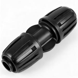 1/2 Inch Drip Irrigation Coupling Fittings, 10 Pieces Barbed Locked Coupler Connectors for 1/2 Inch Irrigation Tubing (1/2" ID x 0.670" OD) Anti-leak Straight Coupling for Garden Drip Systems