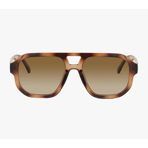 livho Trendy Polarized Square Aviator Sunglasses Women Men Square Eyewear Frame, Retro Sun Glasses for Women Men 2025 Shades, Brown Tortoise