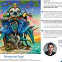 Ravensburger Afterglow 500 Piece Jigsaw Puzzle | Magical Endangered World by Dulk | Environmentally Inspired Art | Premium Quality | Eco-Friendly Materials