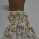 6 Packs Skeleton Halloween Decorations Outdoor with 16" Full Body Posable Joints Skeletons Decor, Halloween Party Decor Indoor, Garden Yard Lawn Graveyard Haunted House Props Spooky Party Decorations