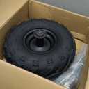 Mini Bike Wheels and Tires 145x70-6 V-Tread Rear Wheel Assembly Kit, Go Kart Mini Bike ATV Tires, CT100