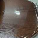 Angel Shield Elongated Wood Toilet Seat with Quiet Close,Easy Clean,Quick-Release Hinges(Elongated,Dark Walnut)