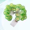 2 x Fruit Lemon String Lights Lime Slice String Light 20 LEDs Battery Powered Fairy String for Wedding Home Birthday, Batteries not Included