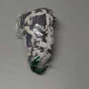 SearchI Seat Covers for Dining Room Chairs Stretch Printed Chair Seat Covers Set of 4, Removable Washable Upholstered Chair Seat Protector Cushion Slipcovers for Kitchen, Office(Grey+White)