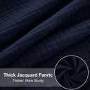 DISSA Waterproof Couch Cushion Covers, Washable Sofa Cushion Covers, Stretch Sofa Slipcovers, Thick Jacquard Fabric, Couch Sofa Covers for Pets Furniture Protector(Chaise Cover, Navy)
