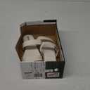 Kensie White Sandals with Adjustable Straps and Padded Footbed Size 8