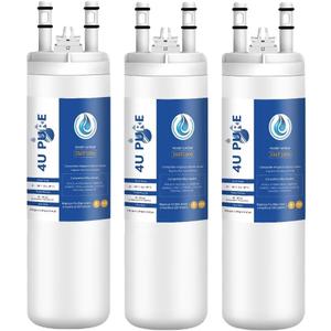 WF3CB Refrigerator Water Filter, Replacement for Pure Source 3, 706465, 242086201, 242086203, 242294501, 242069601, AP4567491, WF425, 3 Pack (Height 9 inches)