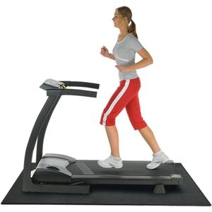 Rubber-Cal Treadmill Mat (3/16-Inch x 4 x 7.5-Feet, Black)