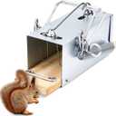 Qualirey 1 Pcs Tube Trap Squirrel Trap Outdoor Safe and Effective Pest Control Ground Squirrel Killer for Commercial and Residential for Backyards, Patios, Gardens