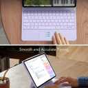 ESR [Upgraded for iPad Air 13 Inch Case Keyboard M4/M3/M2 (2026/2025/2024), Easy-Set Magnetic Stand, Portrait/Raised Modes, with Removable Protective Case, Purple