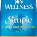 Wellness Simple Natural Limited-Ingredient Grain-Free Dry Dog Food, Easy to Digest for Sensitive Stomachs, Supports Skin & Coat (Duck and Oatmeal, 26-Pound Bag)