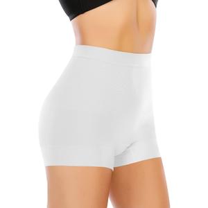 Womens Seamless Shaping Boyshorts Panties Tummy Control Underwear Slimming Shapewear Slip Shorts, Size: Small