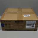 BALEINE 12 Pack Stackable Shoe Storage Boxes Fit Size 9, Thickened Clear Shoe Box Bins with Lids, Plastic Foldable Organizer Sneaker Storage Containers (Large, Black)