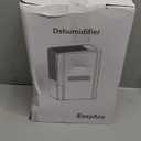 Max 45 oz/Day Dehumidifier for Home 1100 Sq Ft, EasyAcc Dehumidifiers for Bedroom Basement Bathroom, Dual-Semiconductor Quiet Dehumidifiers for RV with Auto Shut Off/68OZ Tank/85W/7 LED (White Q22)