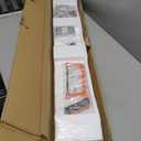 Curtain Track, Ceiling Curtain Track for Room Divider, Ceiling Mount Rail Set with Roller Hooks, Black, 18ft - 24ft