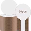 50 Pieces Dry Erase Answer Paddles Mini White Boards Handheld Double Sided Paddles Dry Erase Paddles Auction Padles for Students Classroom Teaching Voting and Answers