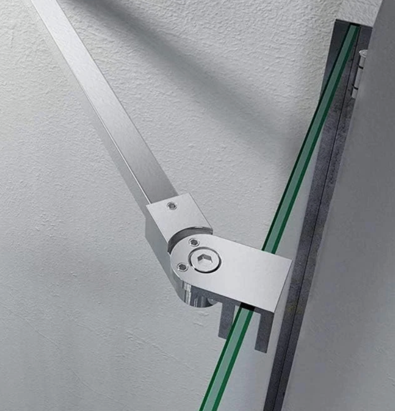 AS27 Shower Door Glass Support Bar 31.5"