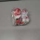 4 x Gnome Ornaments - Gnome Christmas Ornament 2025 - Holiday Gnomes Ornaments for Christmas Tree - Gifts for Gnomes Lovers, Family, Friends - Crochet Ornament & Card