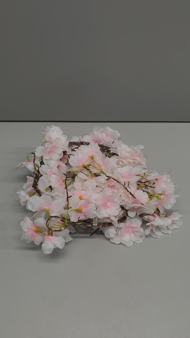 Cherry LED Tree Branch Lights for Wall, Cherry Blossom Willow Vine Twig Decor Garland with LED Lights and Remote, Christmas Decorations Indoor for Home Wall Door Window  Cherry LED Tree Branch Lights for Wall, Cherry Blossom Willow Vine Twig Decor Garland with LED Lights and Remote, Christmas Decorations Indoor for Home Wall Door Window