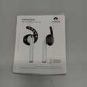 AhaStyle 3 Pairs AirPods Ear Hooks Cover Silicone Accessories Compatible with Apple AirPods and EarPods Headphones(Black)