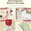 PeriPage Label Maker with Tape, P10 Bluetooth Label Printer with 0.55''x13.8 ft Continuous Labels, Mini Thermal Sticker Printers with Multiple Templates for Home Use, Office Organization