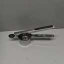 Potato Ricer, Ricer for Mashed Potatoes, 3 Interchangeable Discs Potato Masher Stainless Steel for Fluffy Mashed Potatoes, Heavy Duty Spaetzle Maker with Silicone Handle, for Gnocchi Spaghetti (Black)