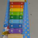 Melissa & Doug Caterpillar Xylophone Musical Toy with Wooden Mallets 15.25" x 6.5" x 1.5", Blue