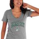Blue 84 NCAA Womens Tri-Blend T-Shirt Vintage Arch Over Secondary Color (Large)