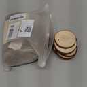 Fuyit Natural Wood Slices 30 Pcs 2.4-2.8 Inches Craft Wood Kit Unfinished Predrilled with Hole Wooden Circles Tree Slices for Arts and Crafts Christmas Ornaments DIY Crafts