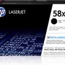 HP 58X Black Toner Cartridge Printers | Works with LaserJet Enterprise M406dn, MFP M430f; LaserJet Pro M404 Series, MFP M428 Series | CF258X