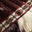Bohe Cowhide Comforter Set, Twin Size, Brown and White Fur, Animal Print, Soft Microfiber, All Season (1 Comforter & 2 Pillowcases)