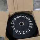 Fitvids 2" Olympic Bumper Plate Weight Plates with Steel Hub, 120-Pound Set, 2x 10LB, 2x 15LB, 2x 35LB