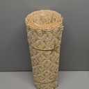 16" x9.8FT Natural Rattan Cane Webbing, Woven Open Mesh Cane Net Roll for DIY Caning Furniture Decor Projects: Chair, Cabinet, Ceiling and Door(119x16 in)