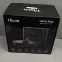 Tikom Robot Vacuum and Mop, 6000Pa Robotic Vacuum Cleaner with Self-Emptying Base, 90 Days Capacity, LiDAR Navigation, Home Mapping, Ideal for Pet Hair, Hard Floors, Carpet (L8000 Plus)