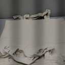 Large Canvas Tote Bag with Zipper, 19 x15 inch 12oz Natural Cotton Heavy DIY Tote for Crafting, Ironing and Embroidering, Reusable Grocery Shopping Bag 24 Pack