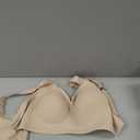 OEAK Womens Wireless Jelly Bra Plus Size Supportive Seamless Bras Full Coverage Push Up Comfortable No Underwire Tshirt Bras (Beige, XL)