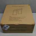 Outdoor Wall Light Fixtures, Exterior Waterproof Wall Lanterns, Porch Sconces Lighting with E26 Sockets & Glass Shades, Modern Matte Black Outside Lights for Patio Front Door Entryway Garage, 2-Pack