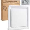 Fits 24x24 Steel T Bar Drop Ceiling Grid, 6" [Neck Size], Plaque